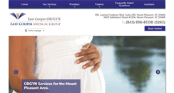 Desktop Screenshot of eastcooperobgyn.com